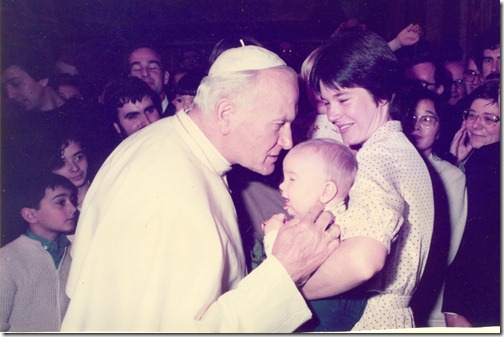 The author's first encounter with Bl. Pope John Paul II